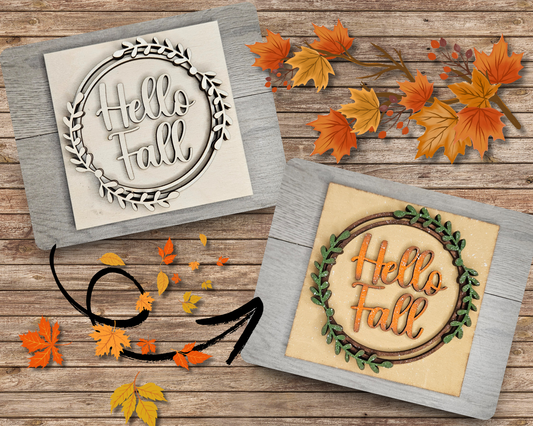 Hello Fall Wreath | #4911