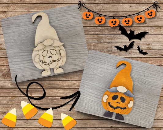 Pumpkin Halloween Gnome | #3346