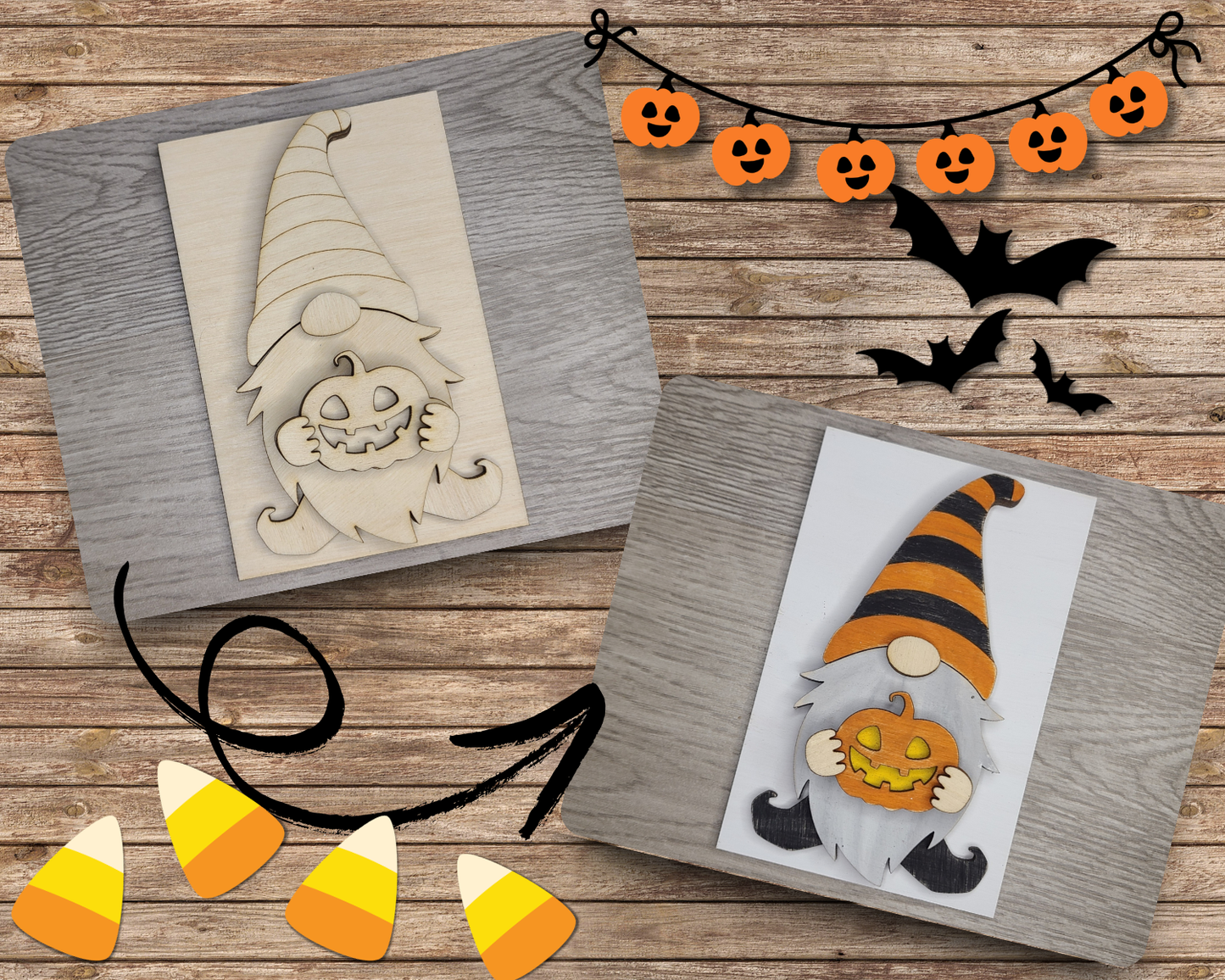 Pumpkin Halloween Gnome | #3274