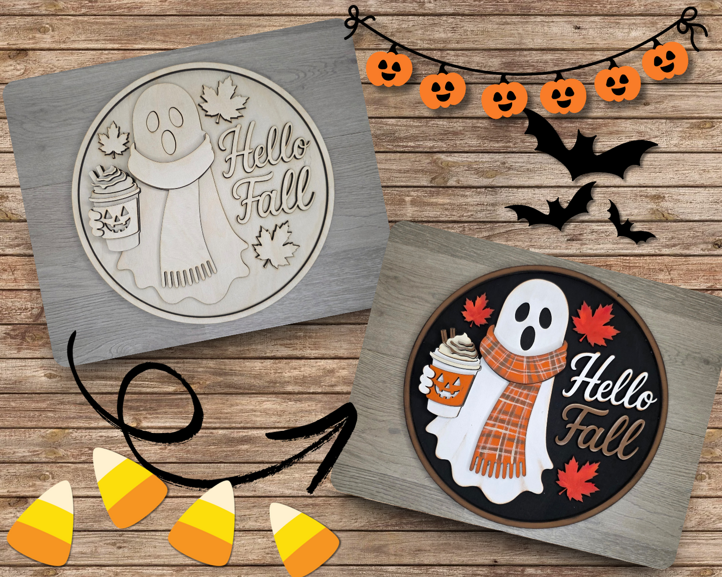 Happy Fall Ghost | #5336