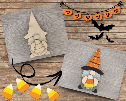 Candy Corn Halloween Gnome | #3787