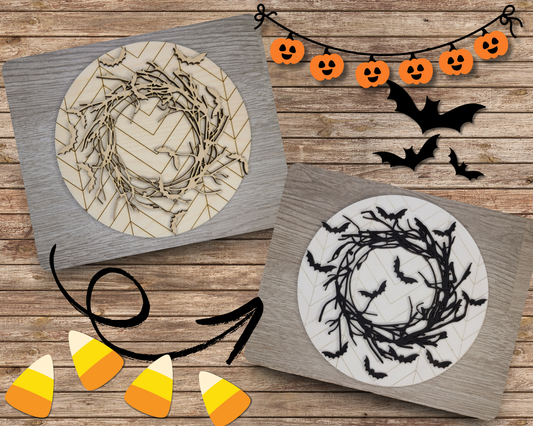 Bats Halloween Sign | #3375