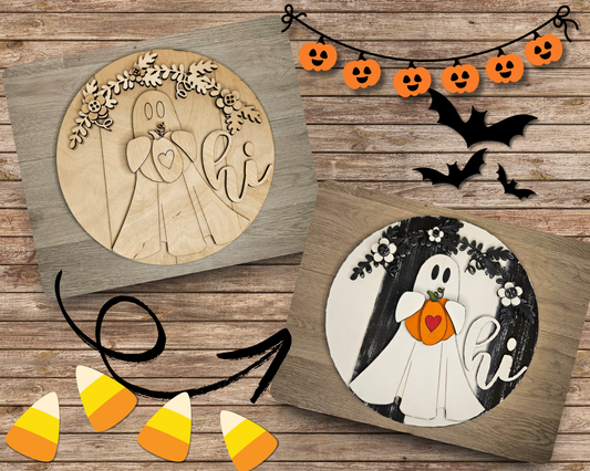 Halloween Ghost Sign | #4536