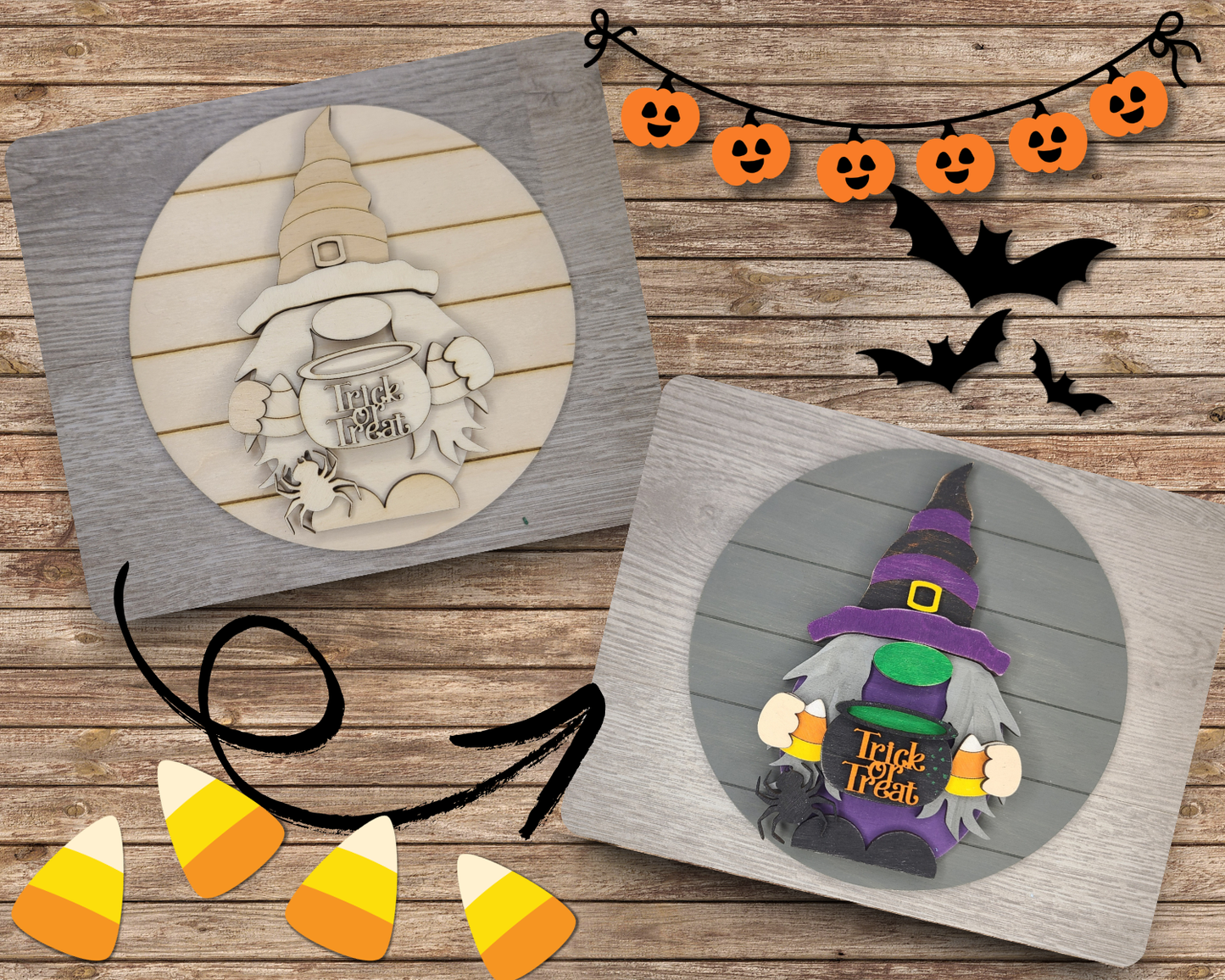 Witch Halloween Gnome | #3364