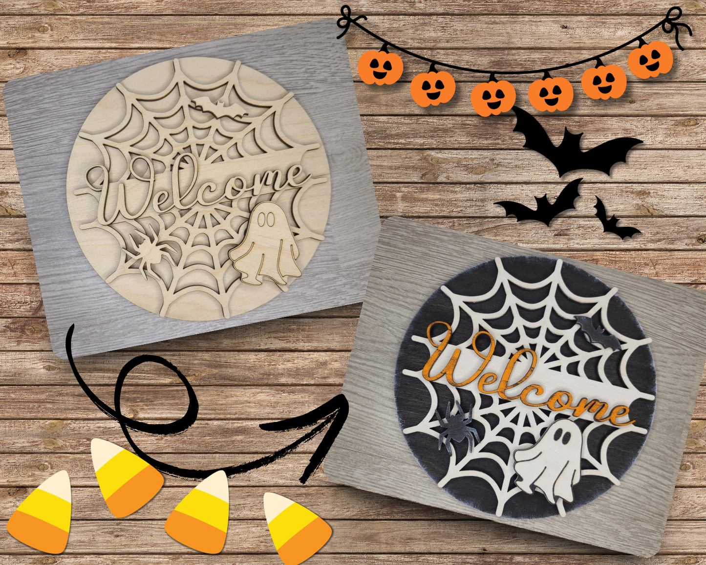 Halloween Welcome Sign | #3745