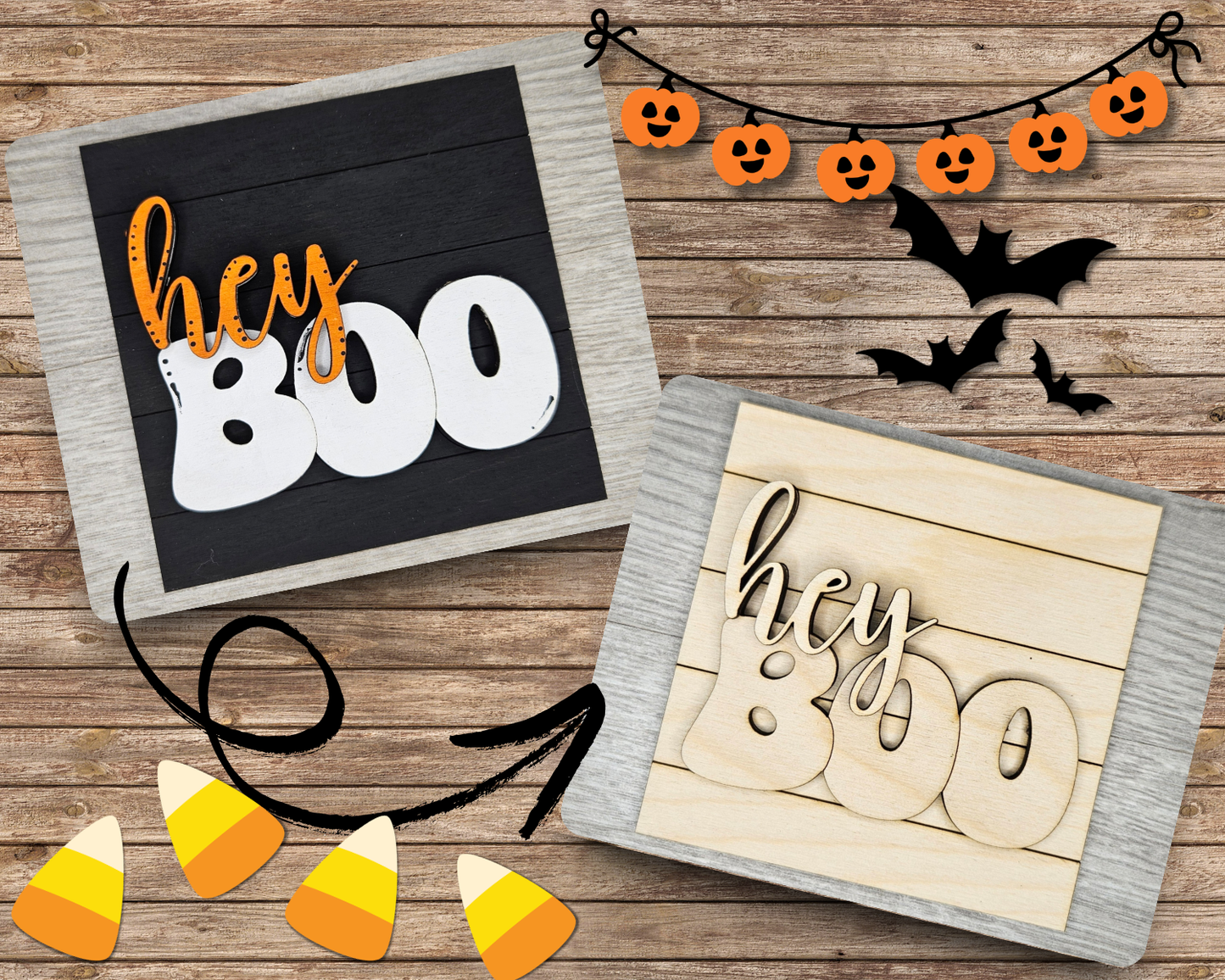 Hey BOO Sign | #4481