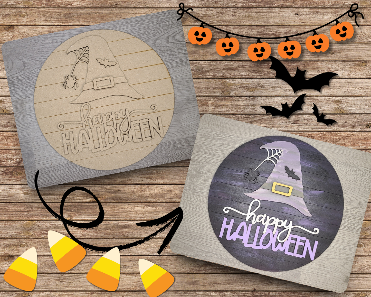Halloween Witch Sign | #3042