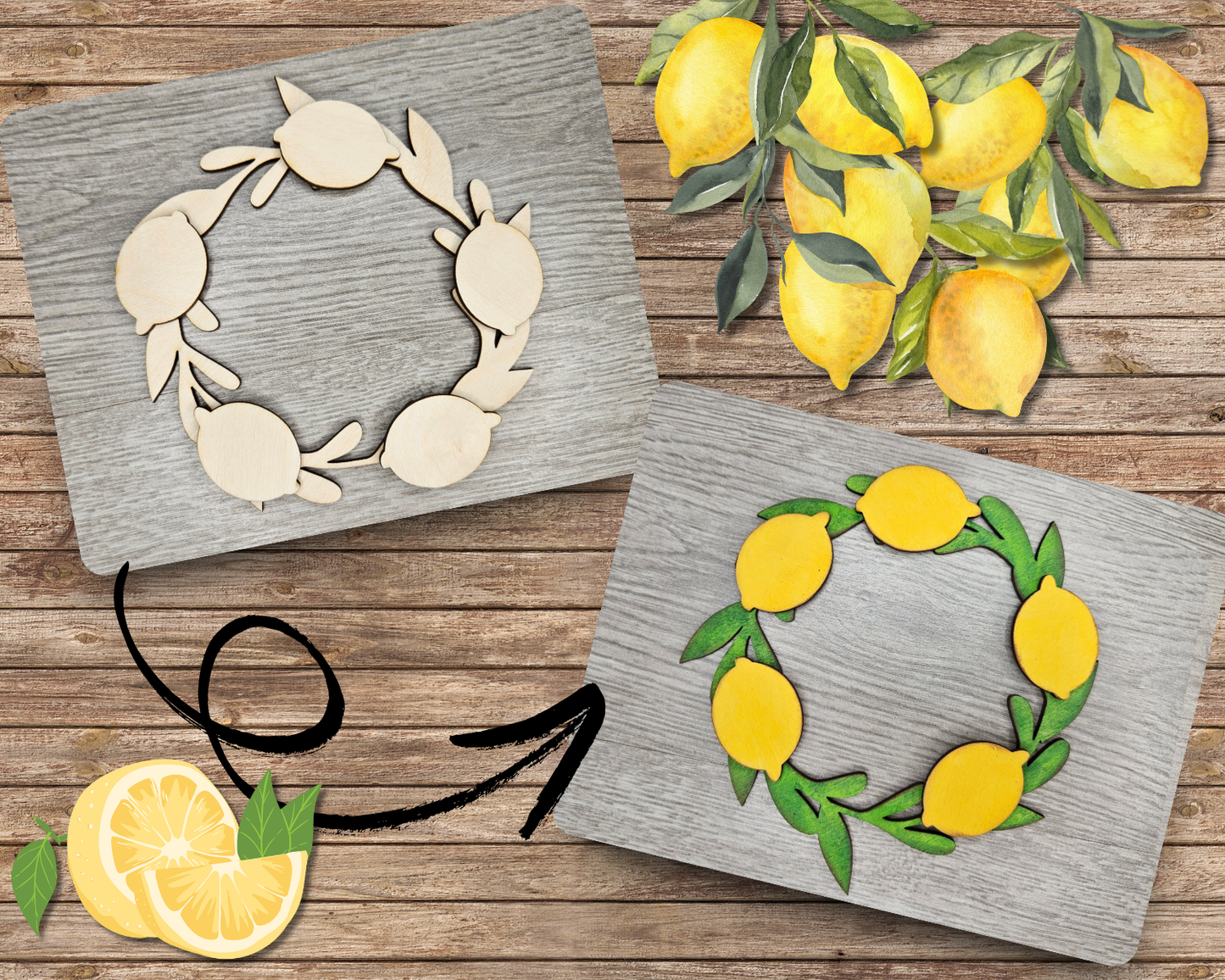 Lemon Wreath | #4272