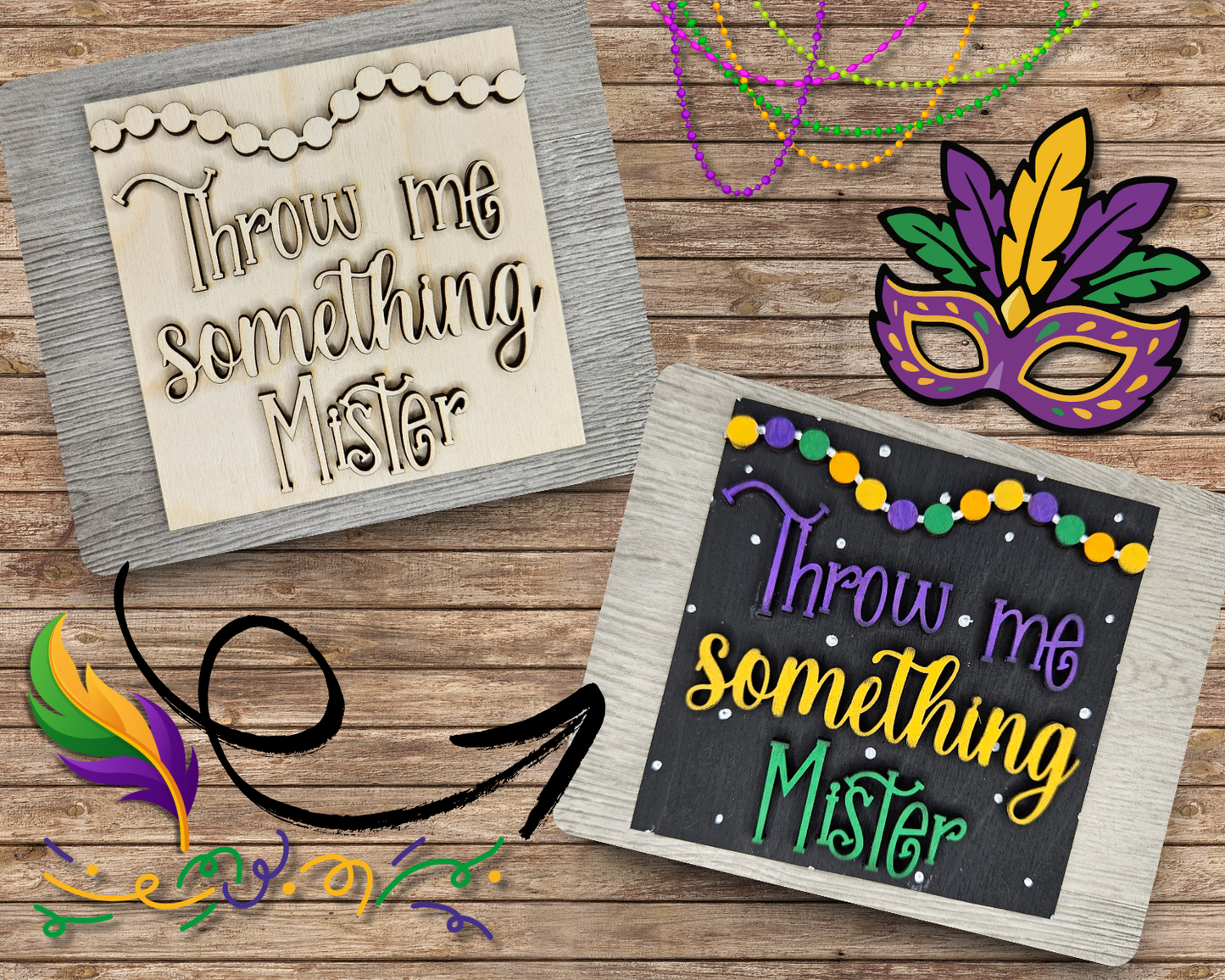 Throw Me something Mister Mardi Gras | #4593