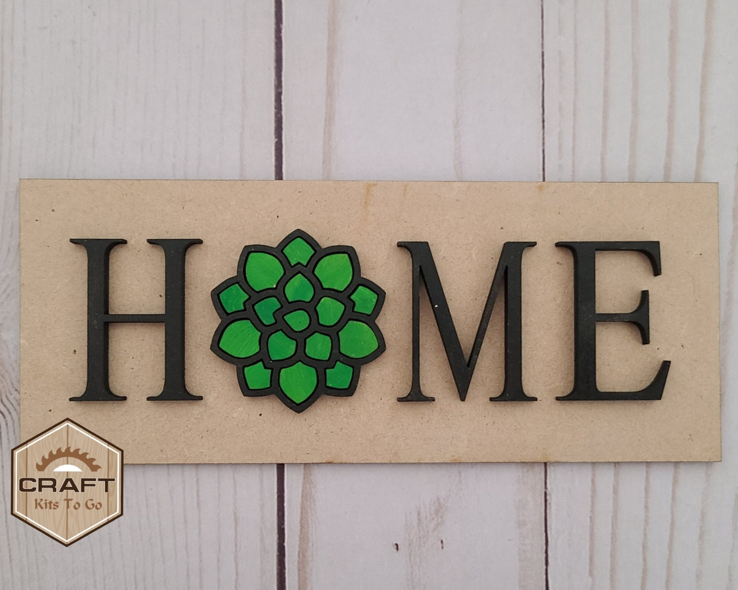 Succulent Home Sign | #2616