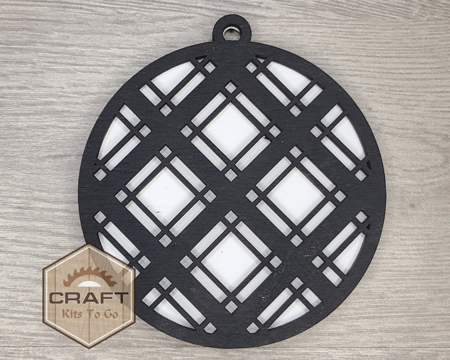 Plaid Ornament | #2297