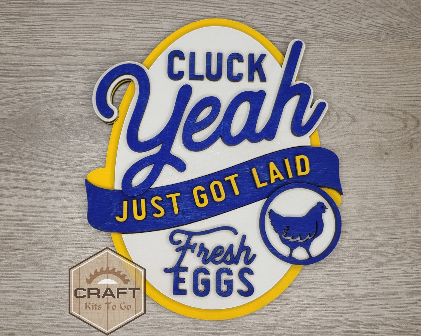 Just got laid Chicken Coop Sign | #3698