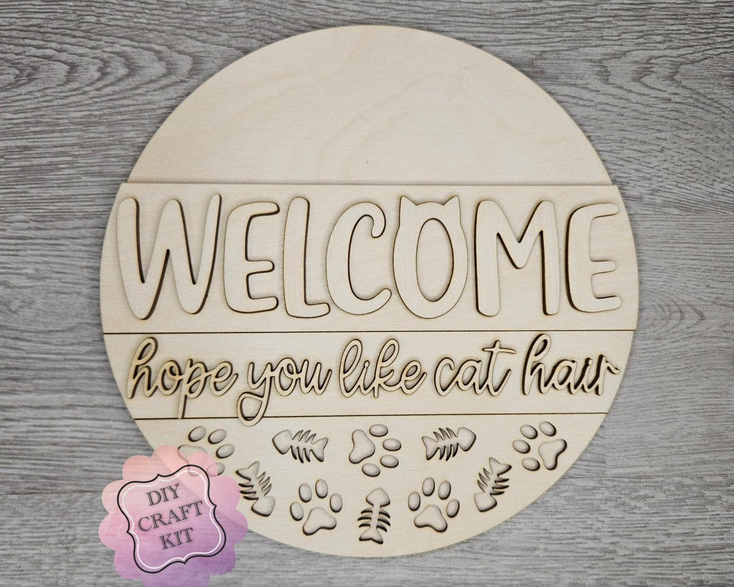 Cat Welcome Sign | #4069
