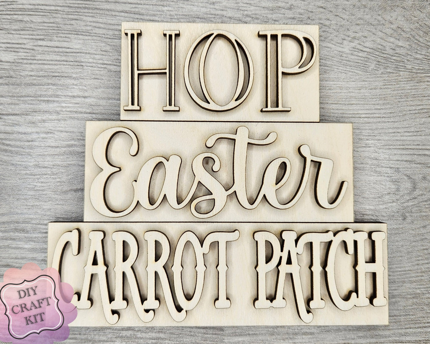 Easter Wood Block | #4091