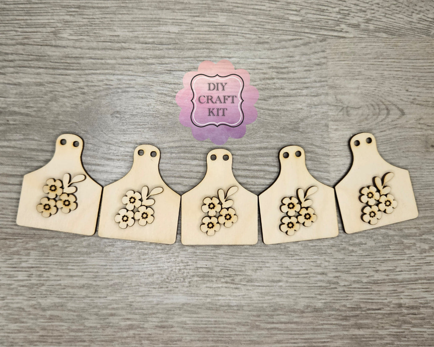 Cow Tag Bunting | #4182