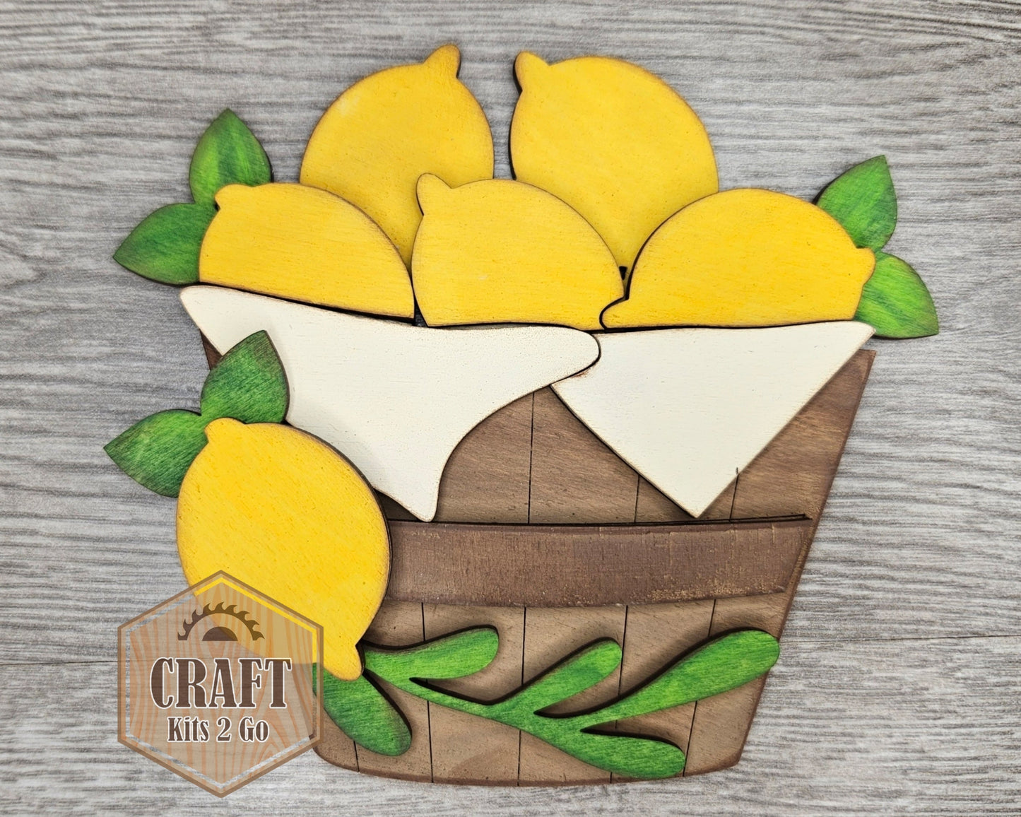 Lemon Basket Decor | #4273
