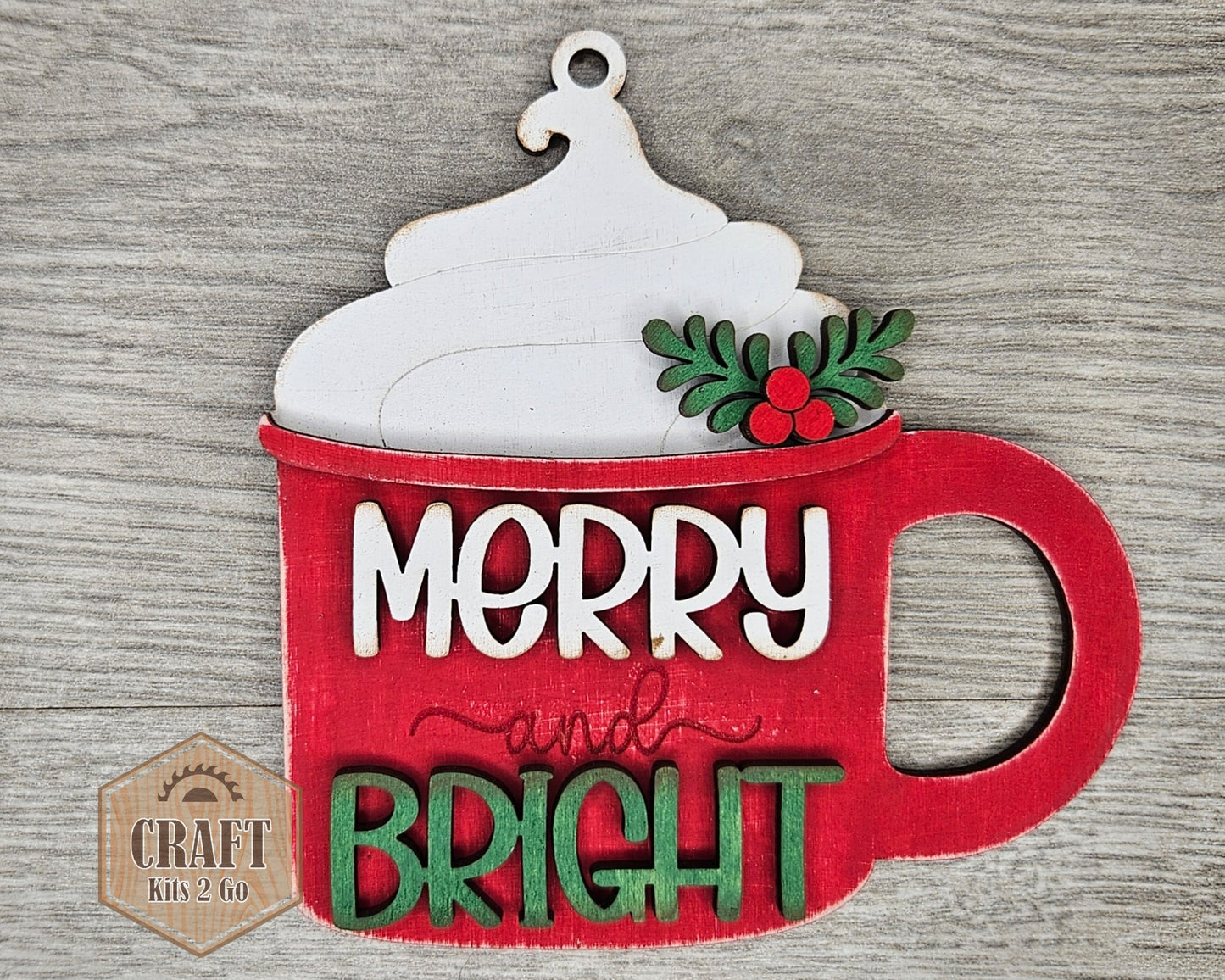 Merry & Bright Ornament | #4253