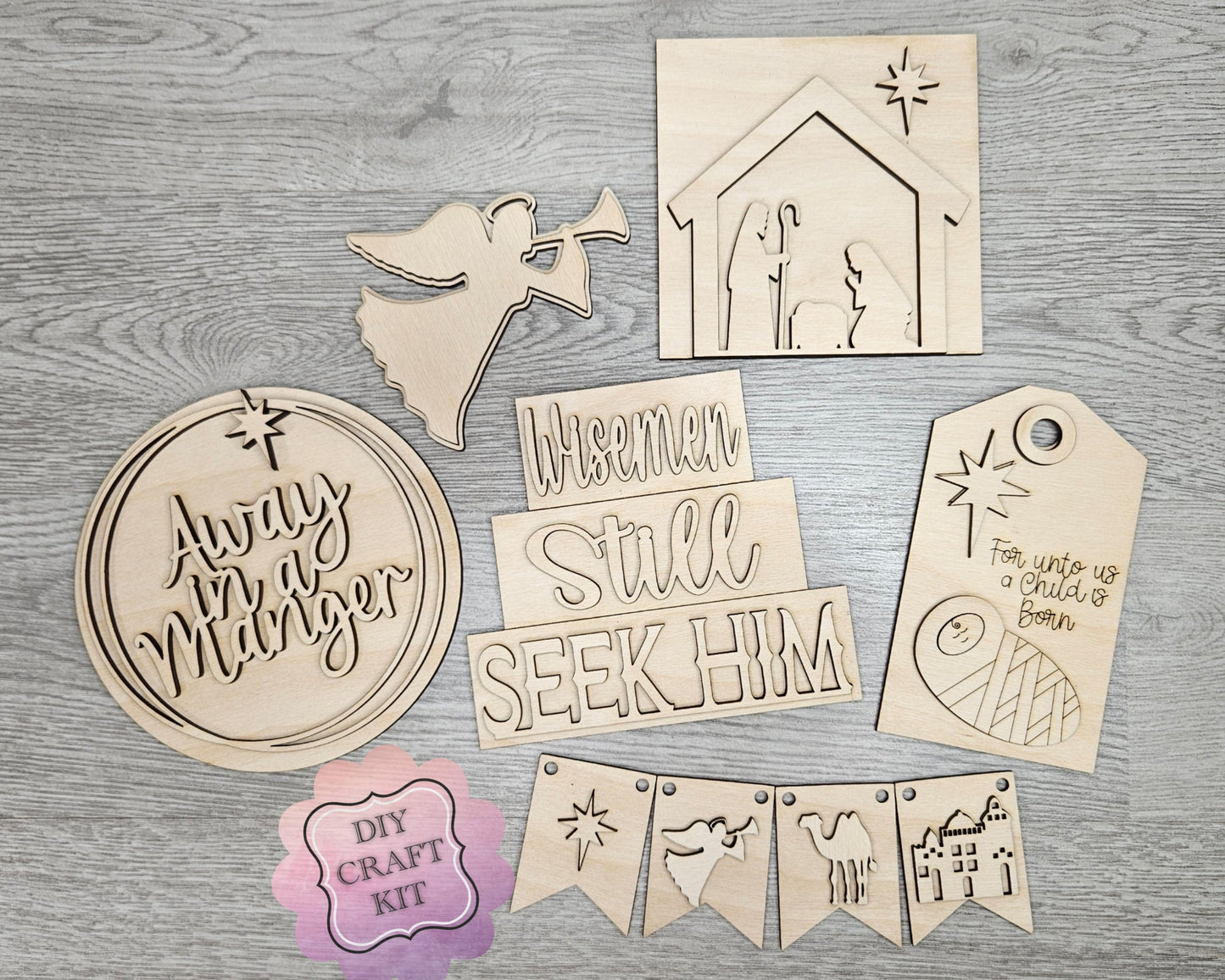 Nativity Word Stacker | #4435