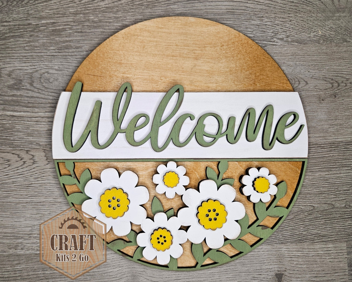 Daisy Welcome Sign | #4631