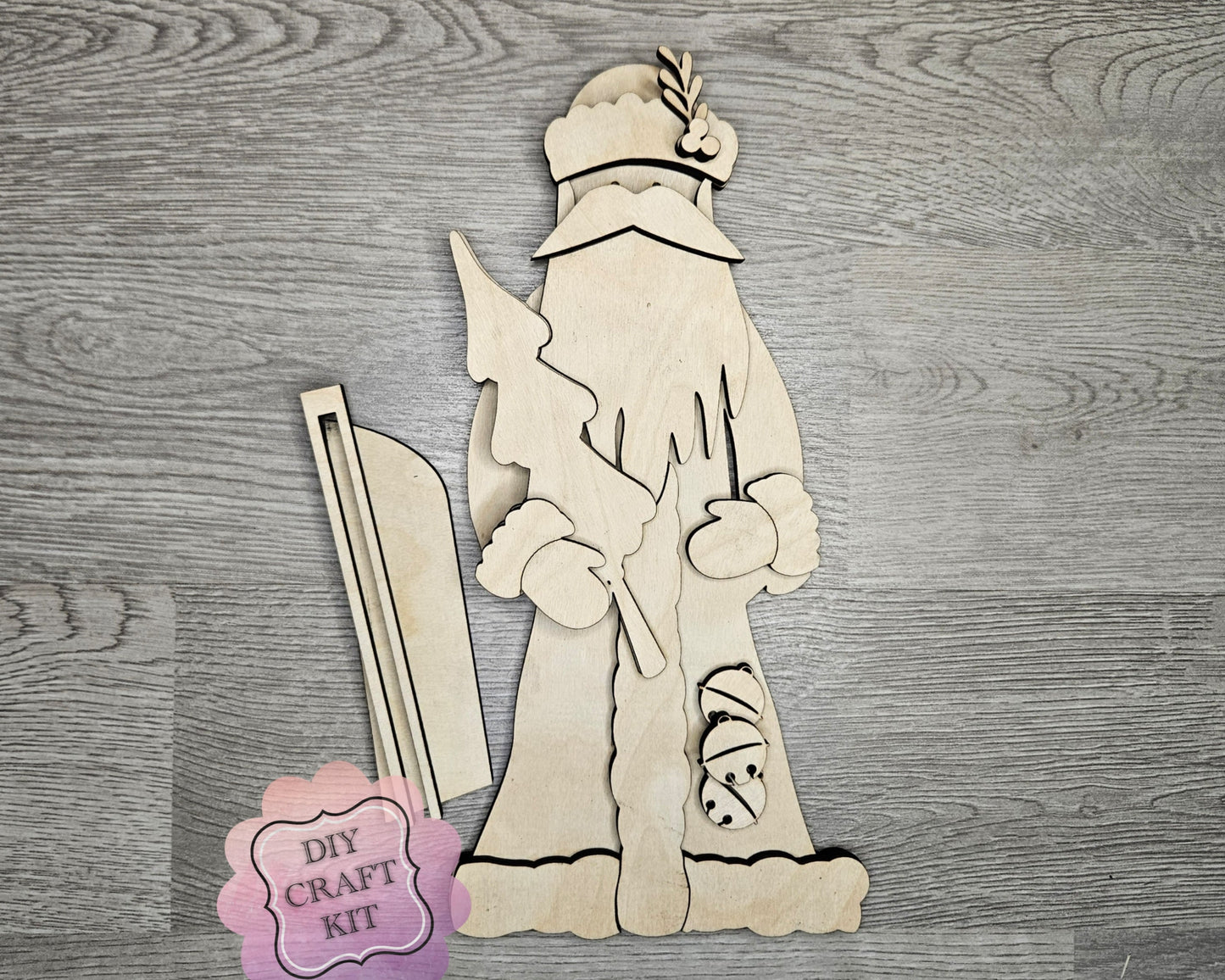 Rustic Old World Santa Shelf Sitter | #4496