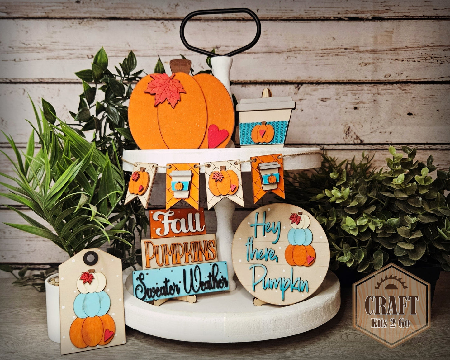 Fall Pumpkin Tier Tray | #100163