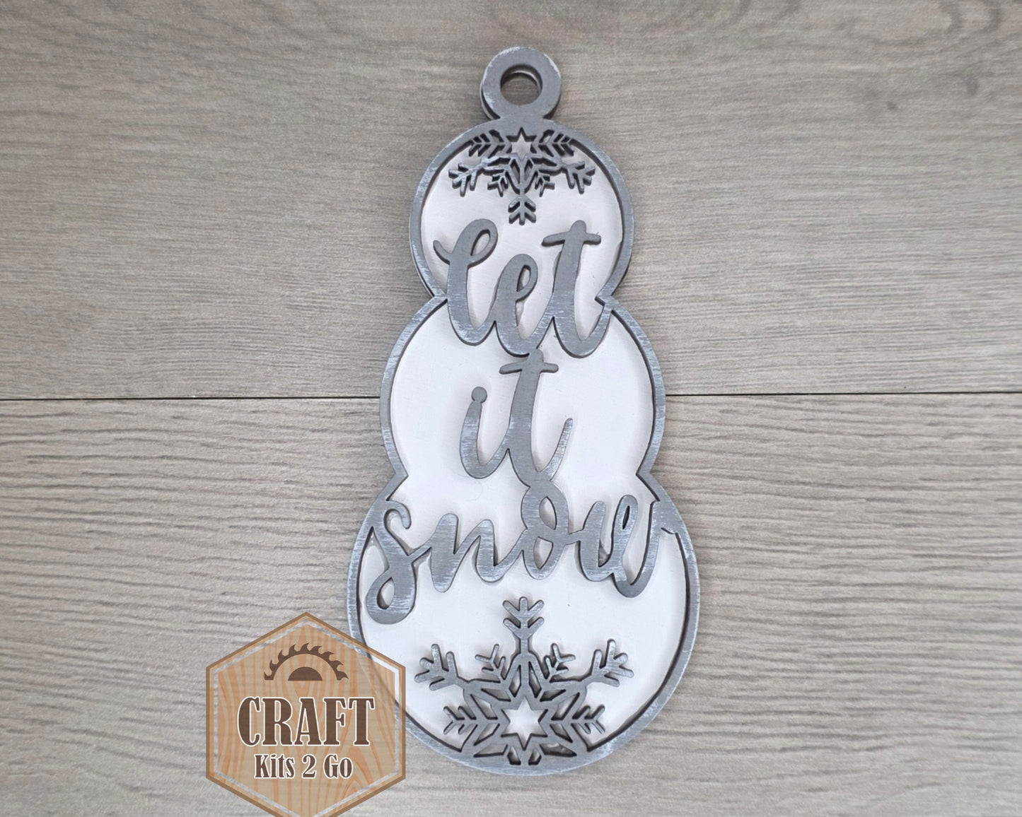 Let it Snow Snowman Ornament | #5219
