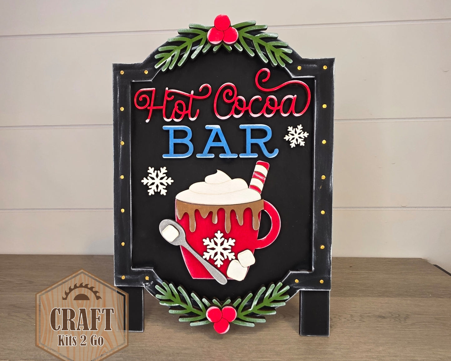 Hot Cocoa Bar Shelf Sitter | #5233