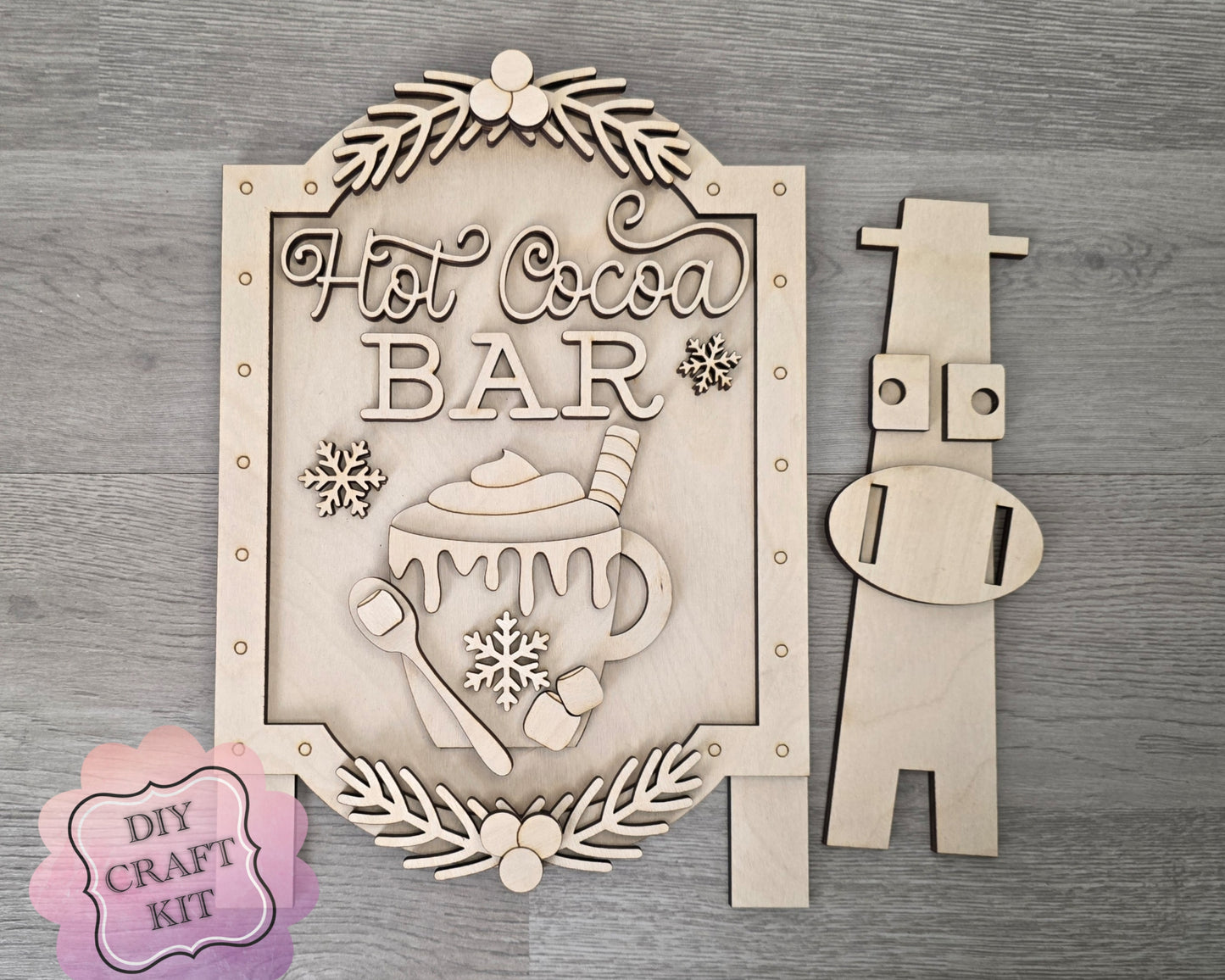 Hot Cocoa Bar Shelf Sitter | #5233