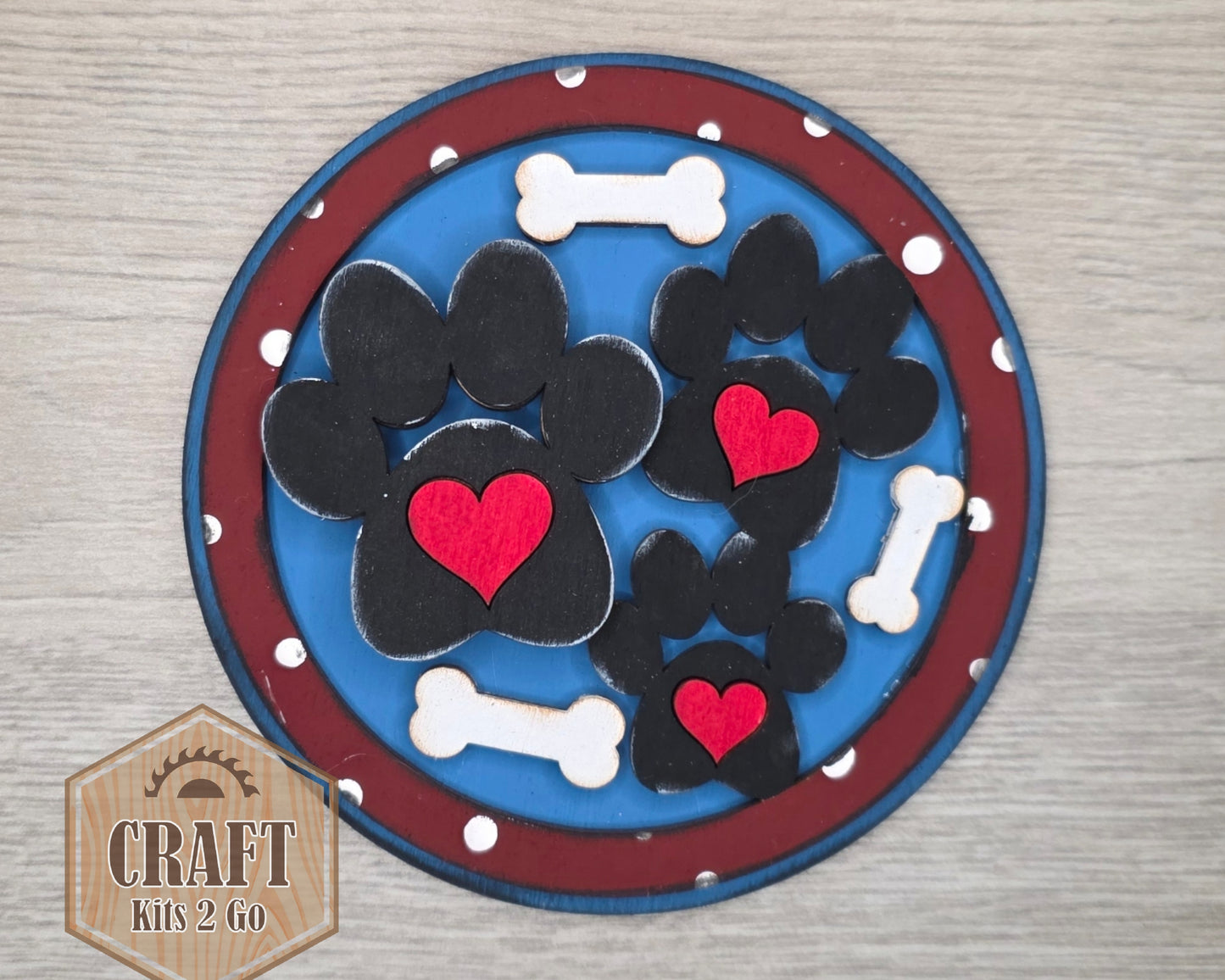 Dog Paw Prints | #3555