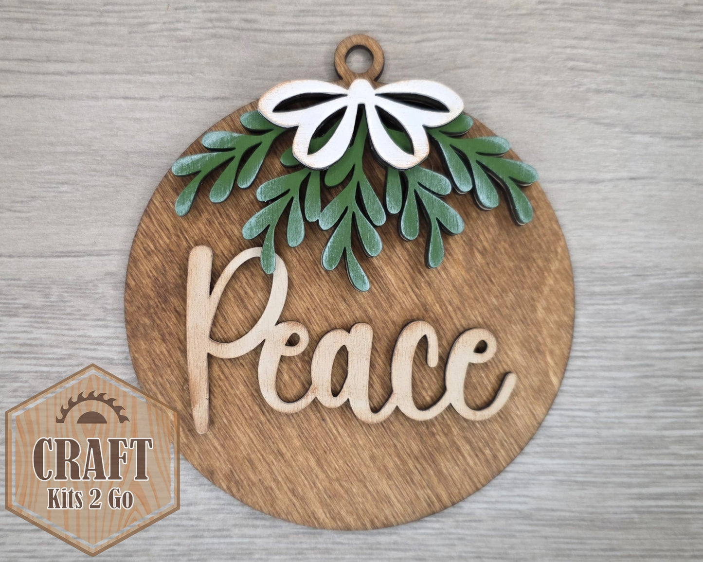 Peace Mistletoe Ornament | #2669