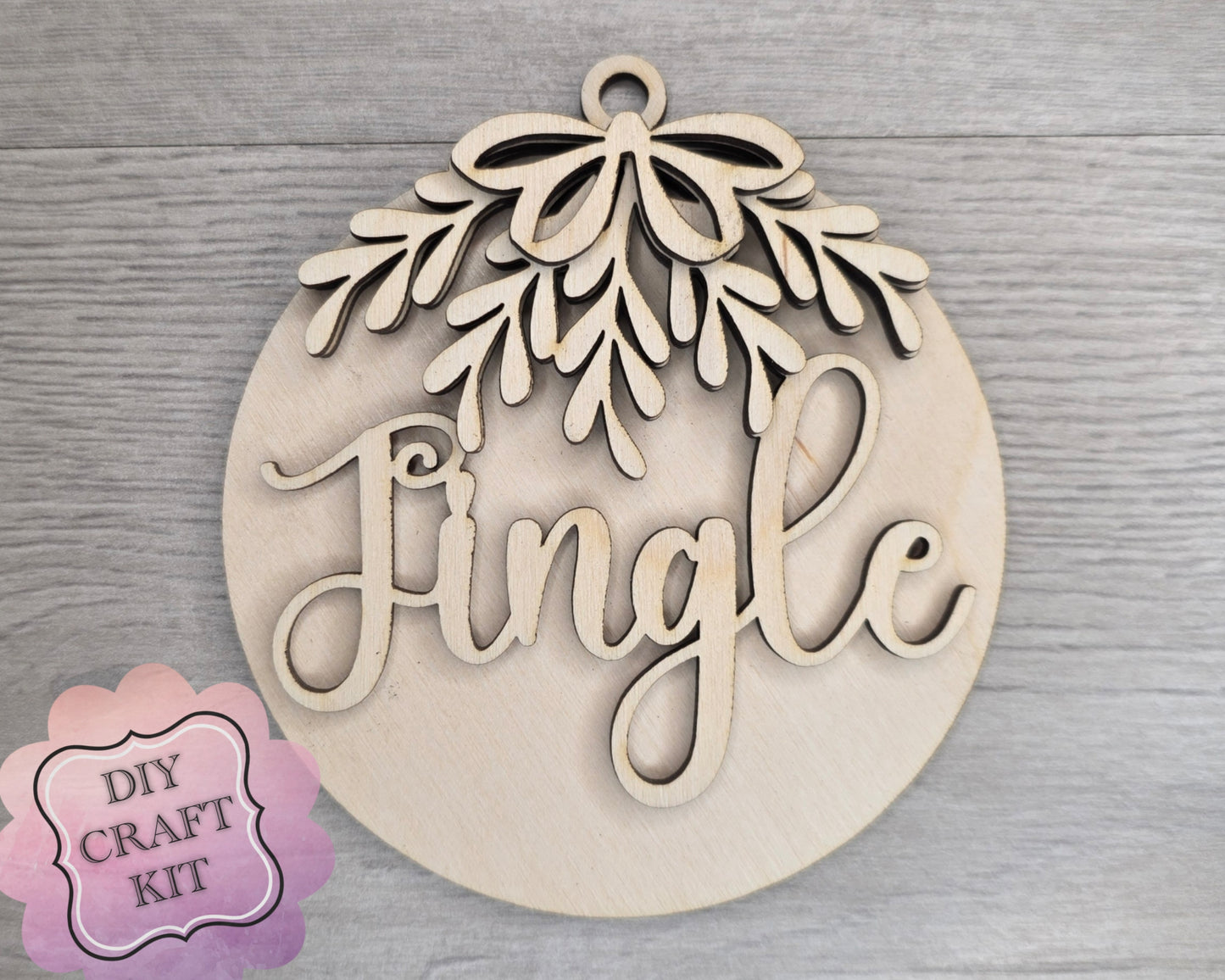 Jingle Mistletoe Ornament | #2626