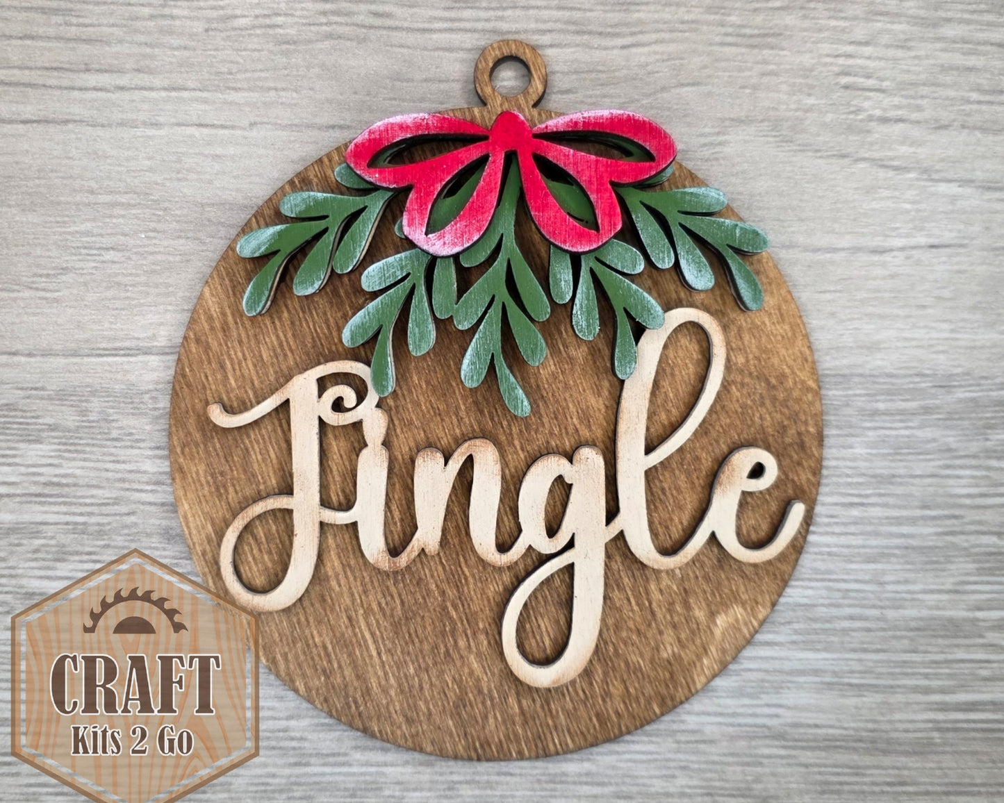 Jingle Mistletoe Ornament | #2626