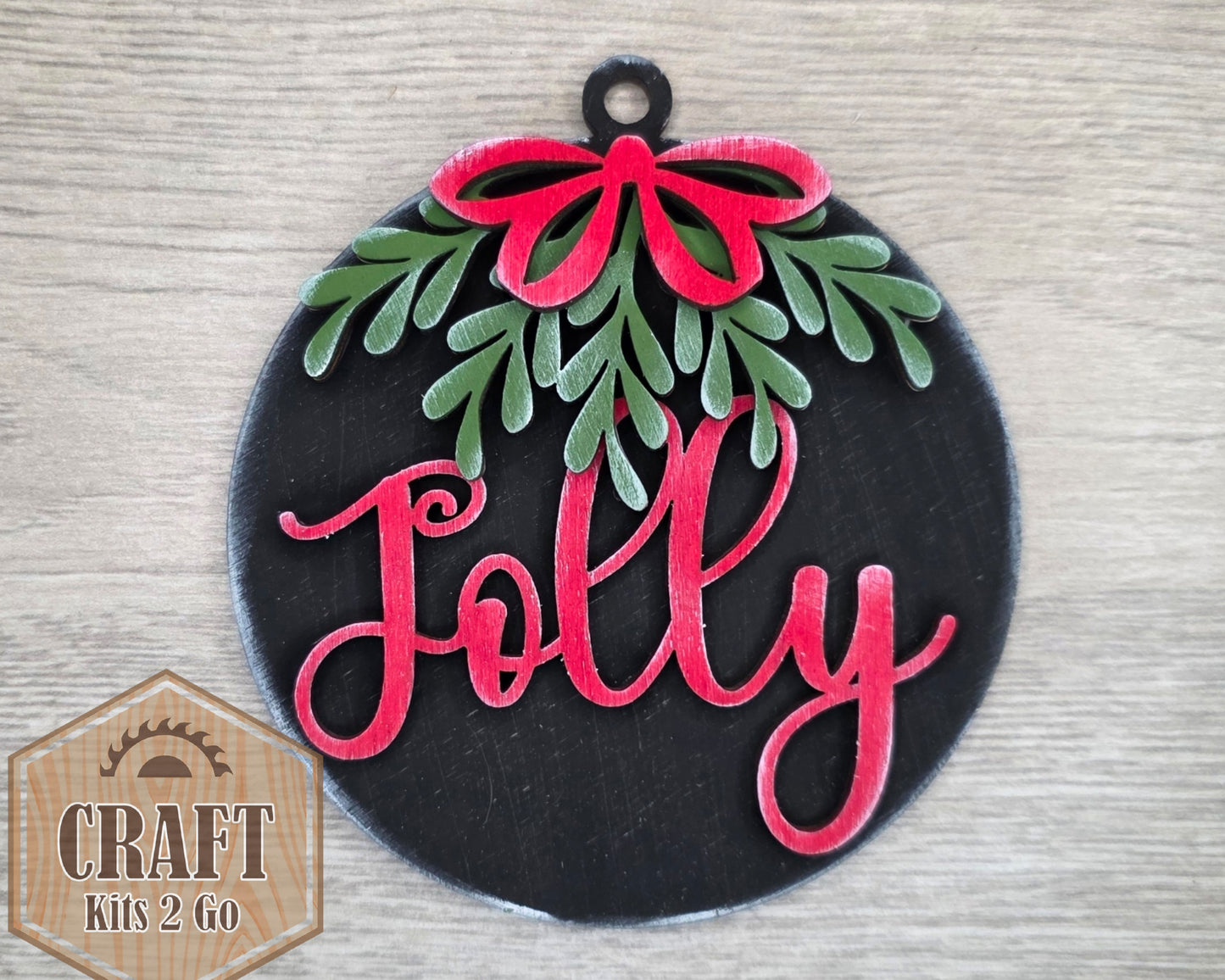Jolly Mistletoe Ornament | #2668