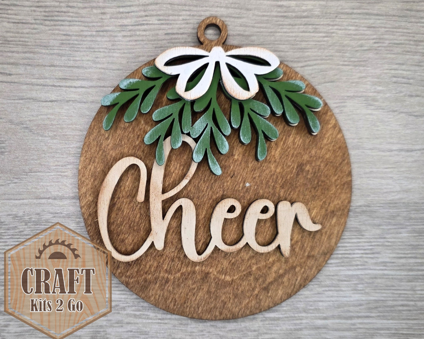 Cheer Mistletoe Ornament | #2628