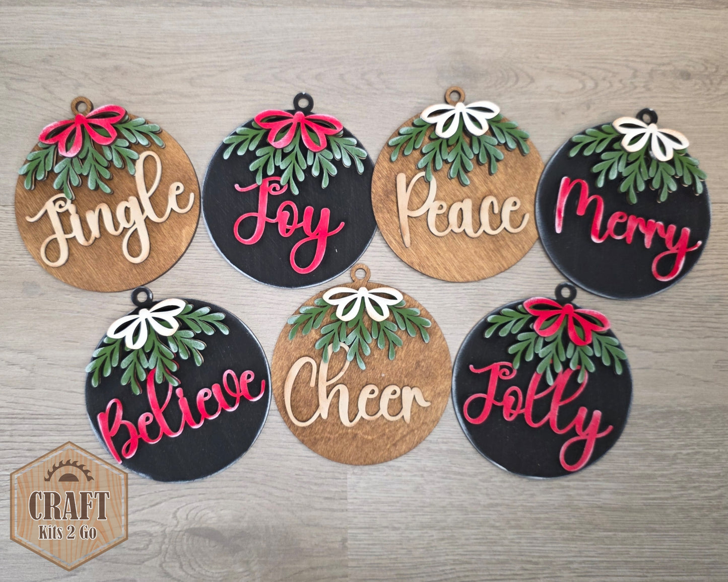 Believe Mistletoe Ornament | #5235