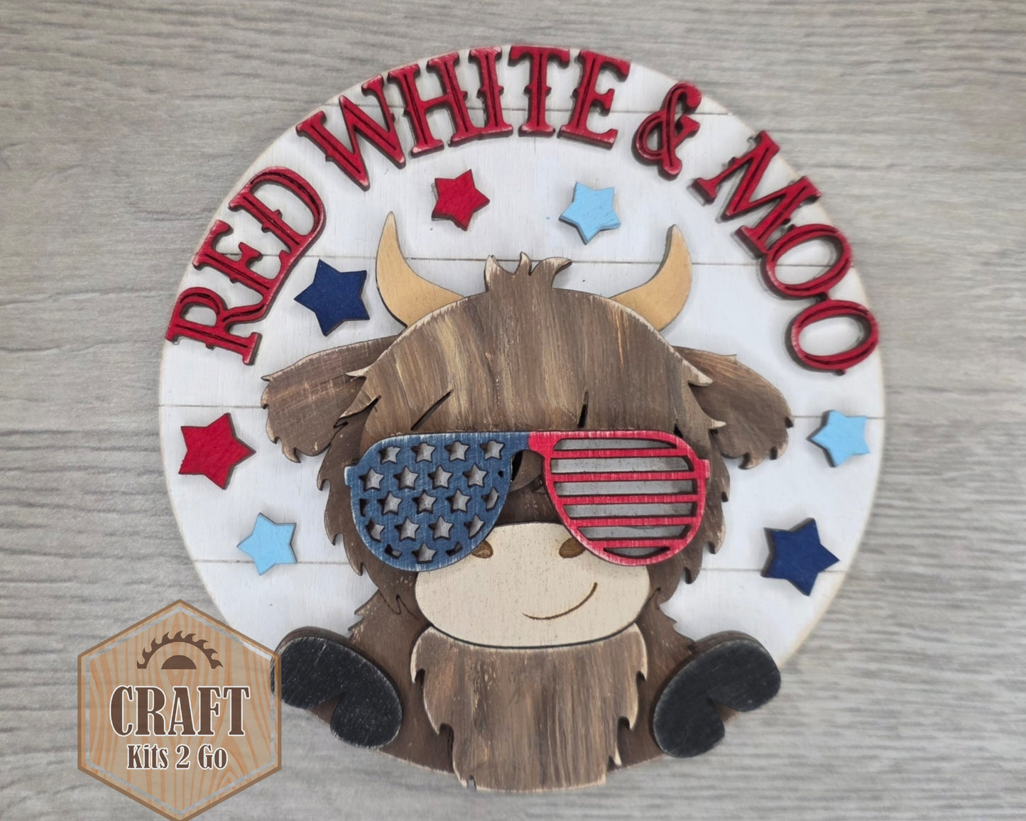 Red White & MOO | #2978
