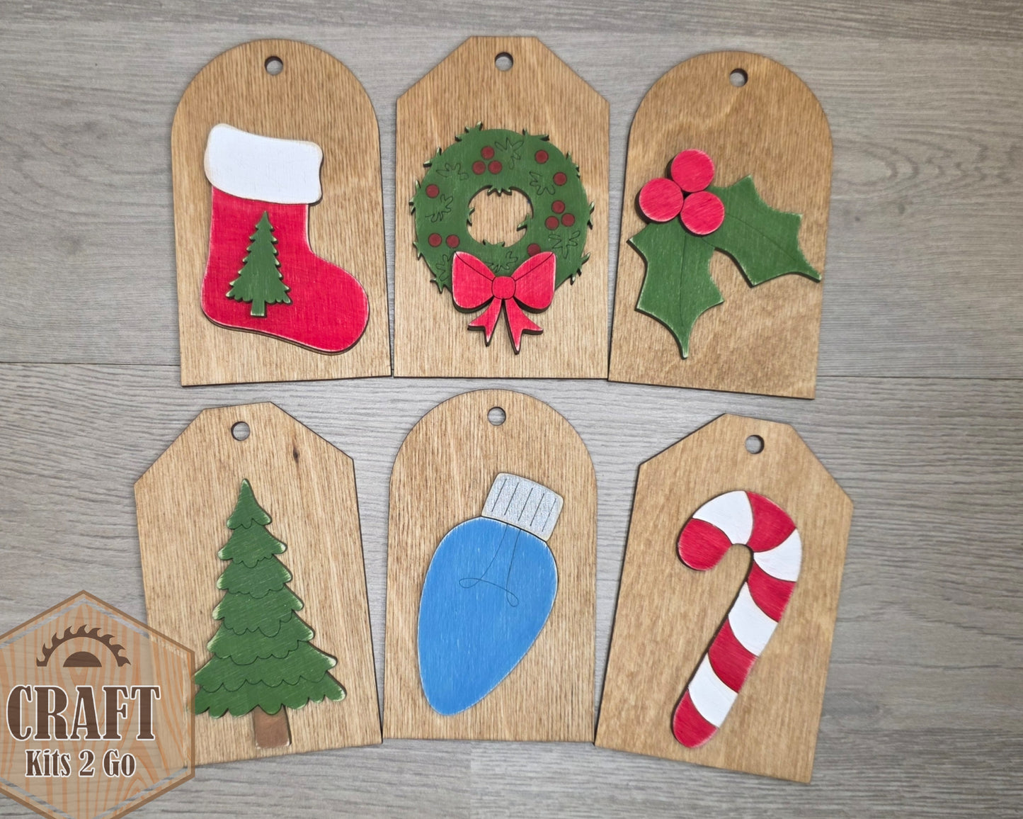 Holly Leaf Tag Ornament | #2996