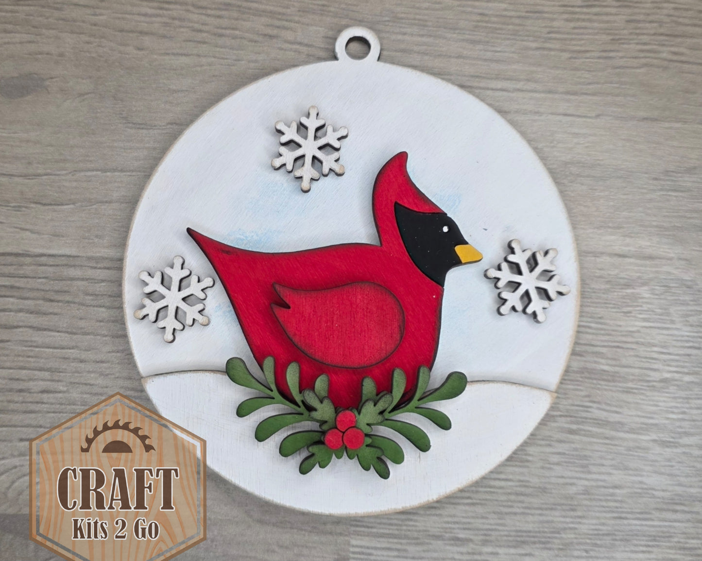Christmas Cardinal Ornament  | #5229