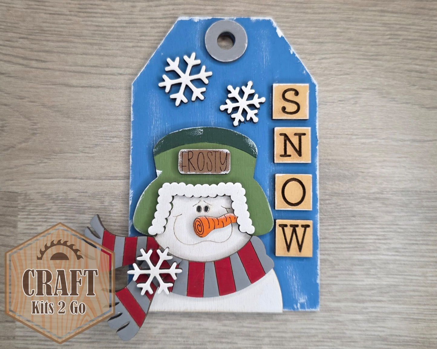 Snowman Winter Tag | #5308