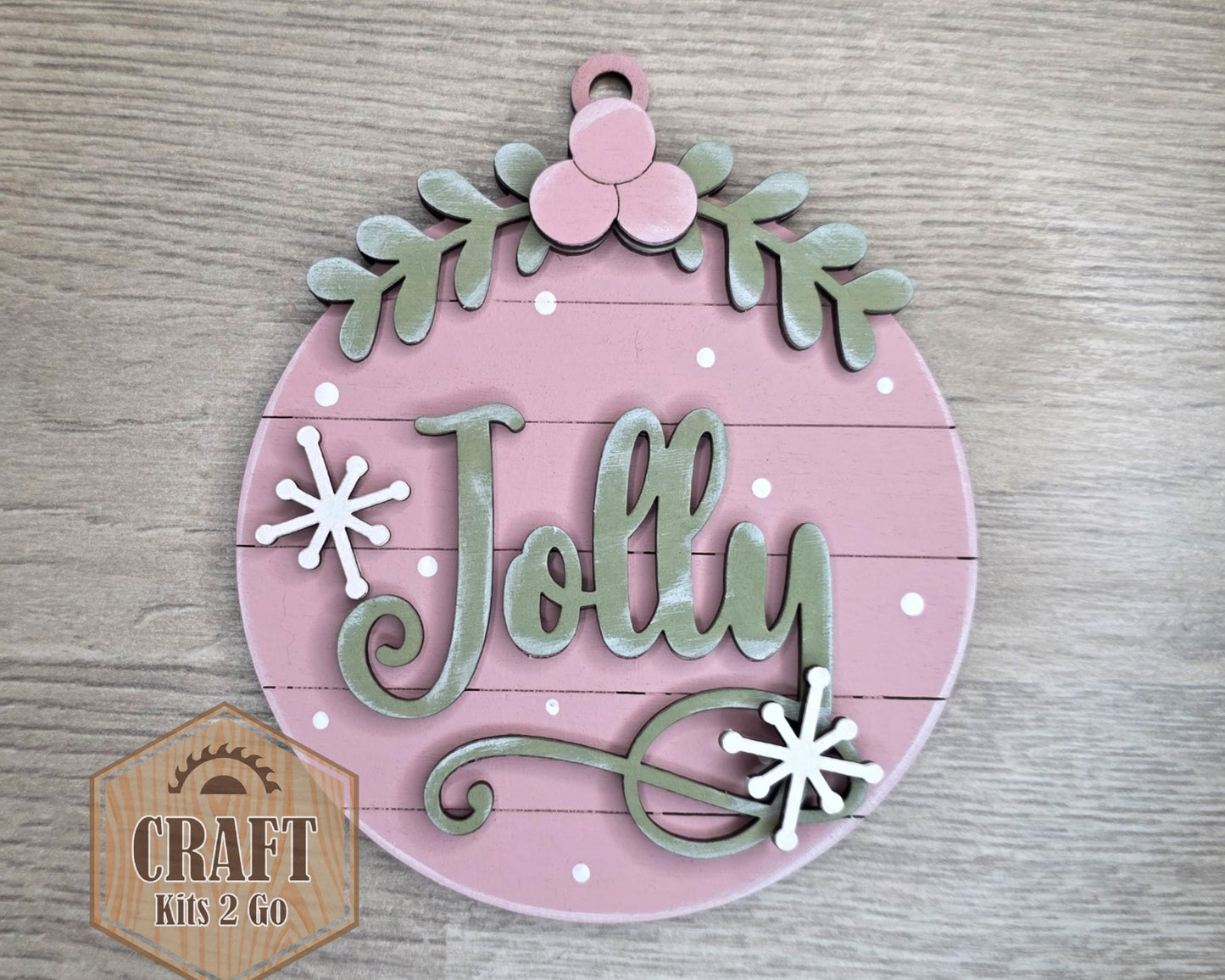 Jolly Christmas Ornament  | #5329