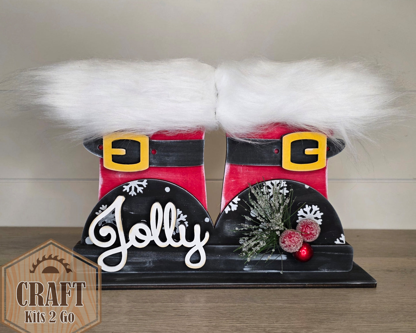 Santa Boots Shelf Sitter | #5304