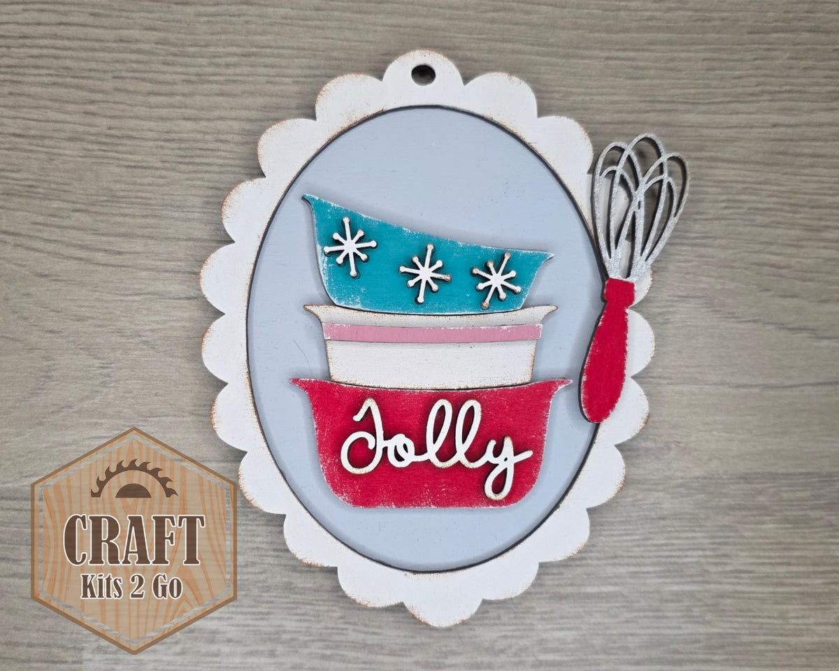 Christmas Cooking Dishes Ornament | #5356
