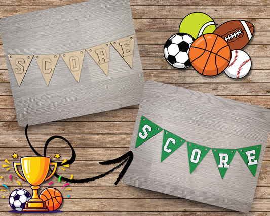 Score Bunting | #2937