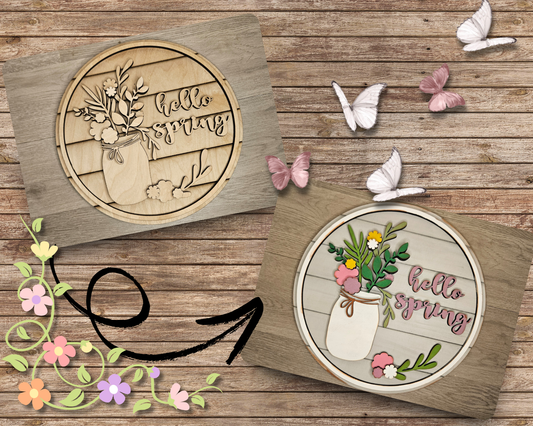 Hello Spring Flowers | #3371