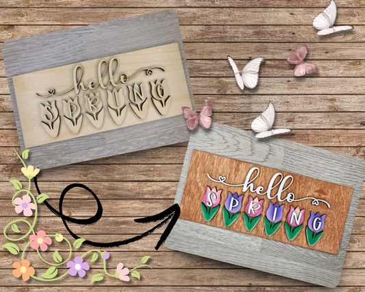 Hello Spring | Tulips | #2976