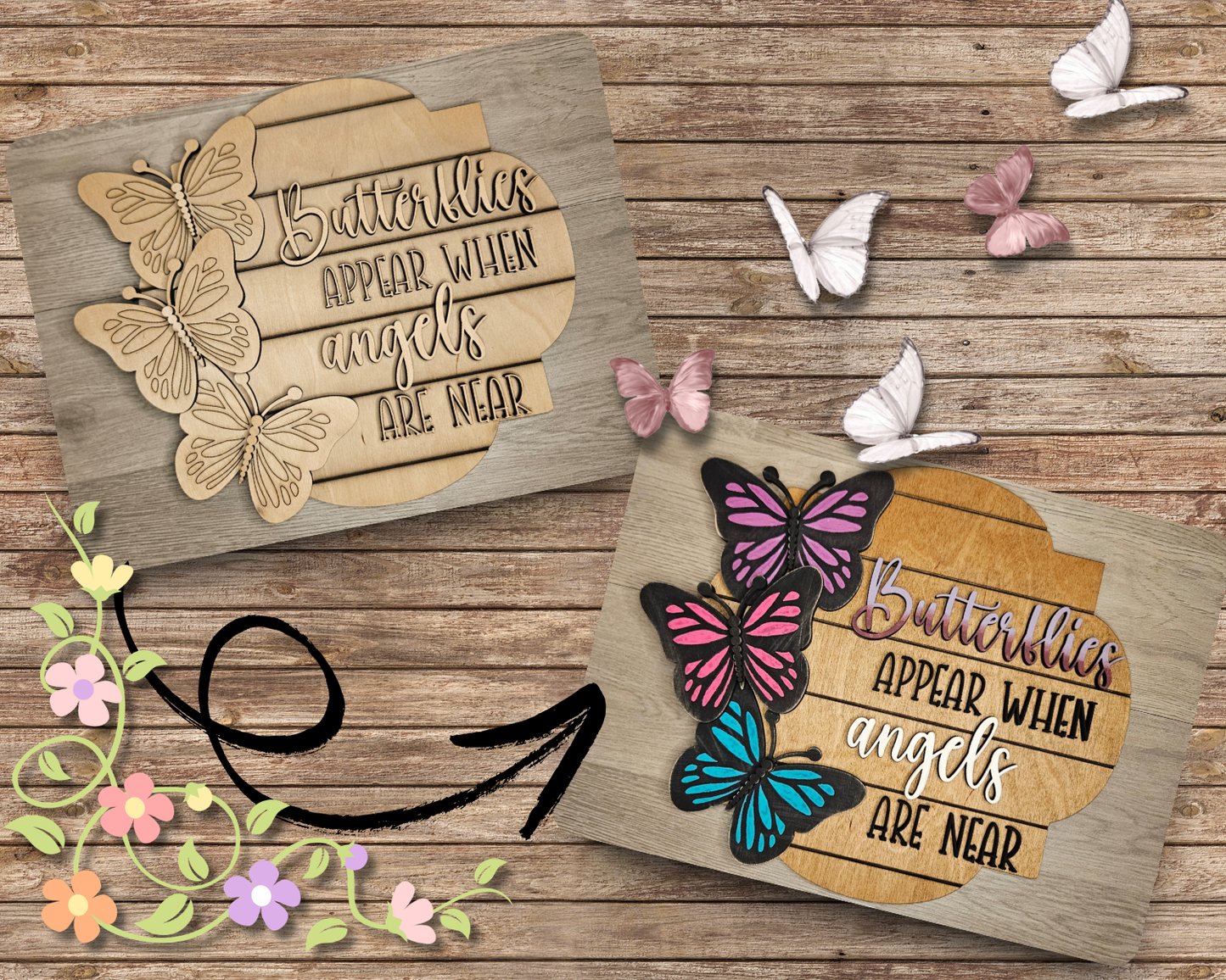 Butterflies & Angels | #4172