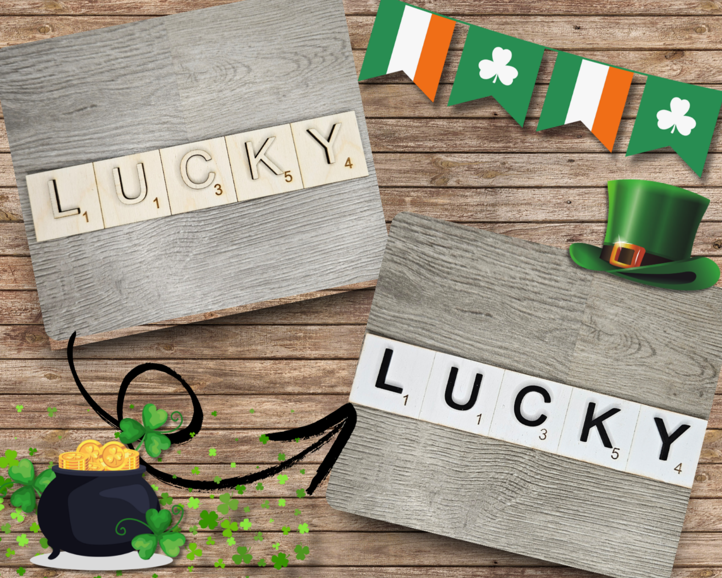 Lucky Scramble Letters | #2731
