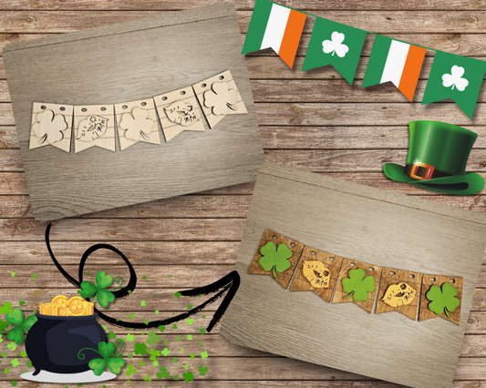 St. Patrick's Day Bunting | #4726