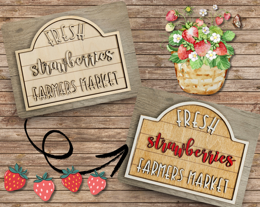 Fresh Strawberries Farmers Market | #4707