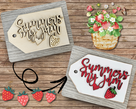 Strawberry Jam Tag | #2767